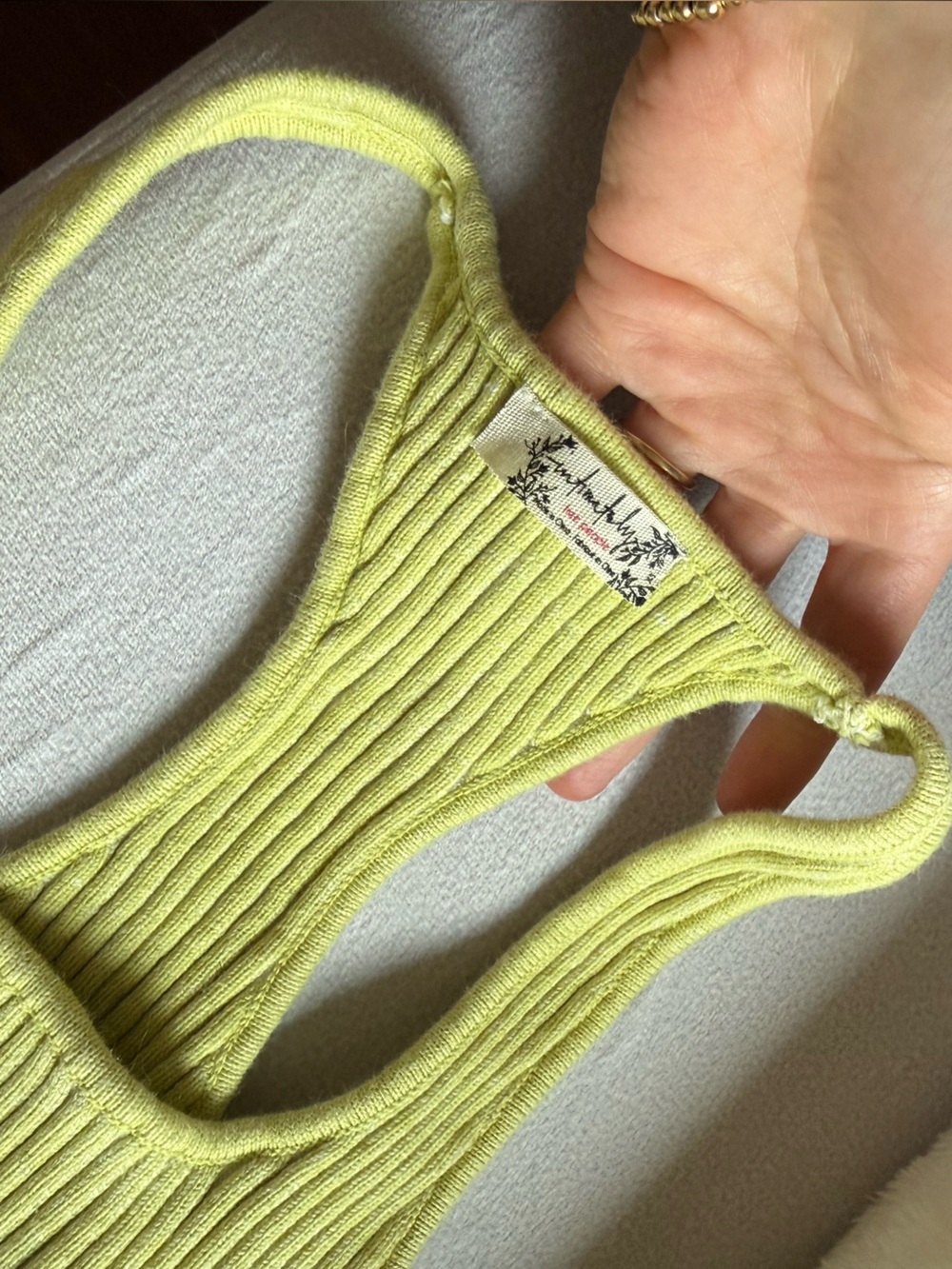 Free People Racerback Tank xs - Picture 2 of 4